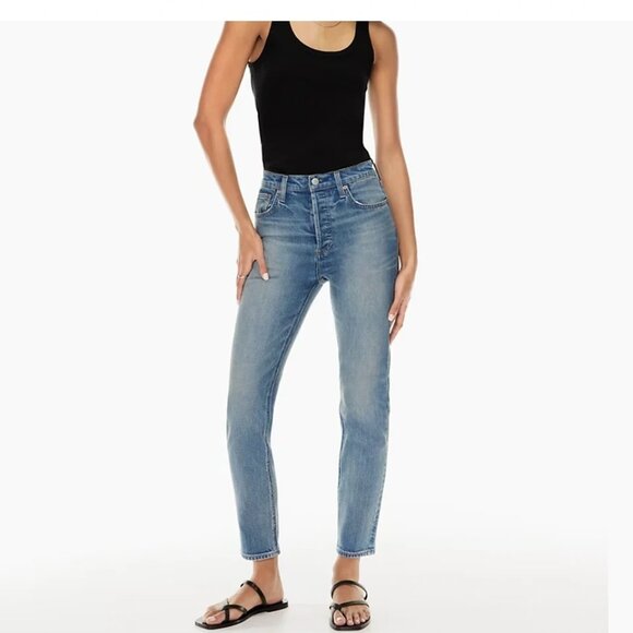 ARITZIA DENIM FORUM Lola High Rise Slim Jeans US 29 - Picture 2 of 8